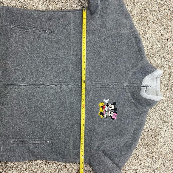 Disneyland Resort Fleece Mickey Mini Mouse Full Zip Cozy Jacket women’s Large - Picture 10 of 15